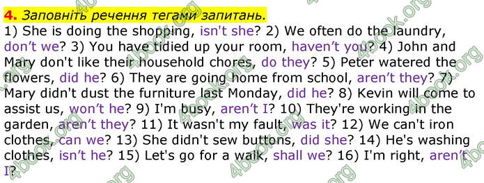 Решебник Зошит Англійська мова 7 клас Ходаковська. ГДЗ