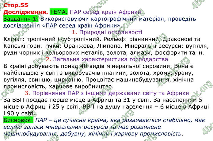 ГДЗ Зошит Практікум Географія 10 клас Пугач