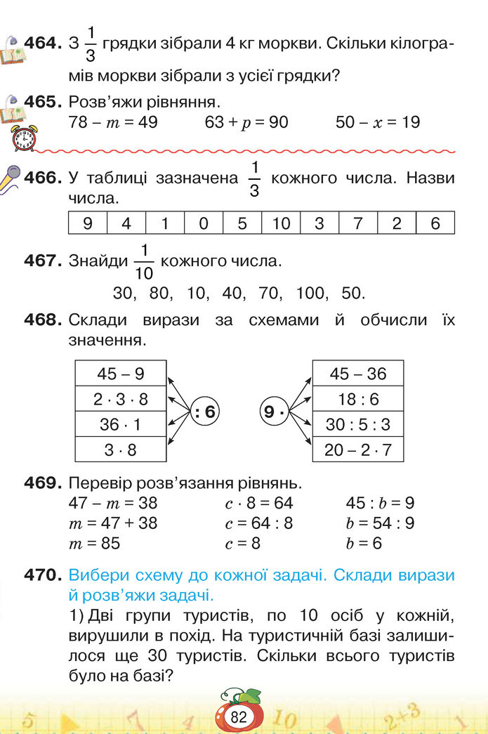 Математика 3 клас Листопад (1 частина)