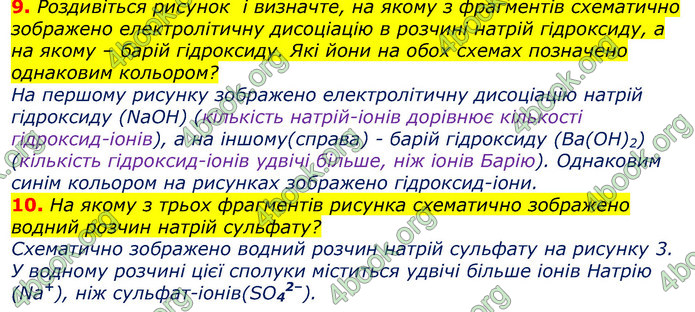 Відповіді Хімія 9 клас Лашевська 2017