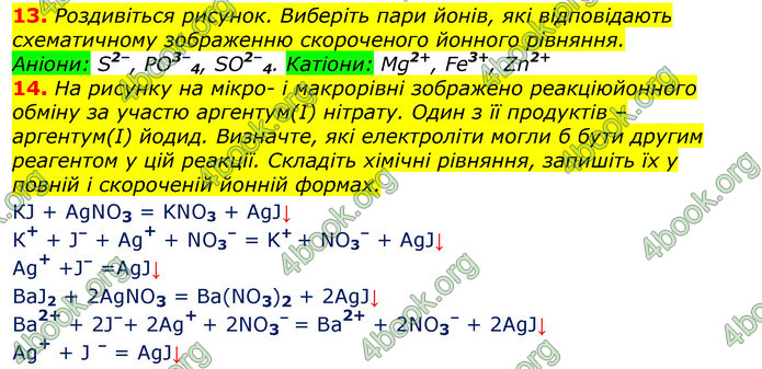 Відповіді Хімія 9 клас Лашевська 2017