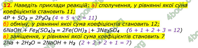 Відповіді Хімія 9 клас Лашевська 2017