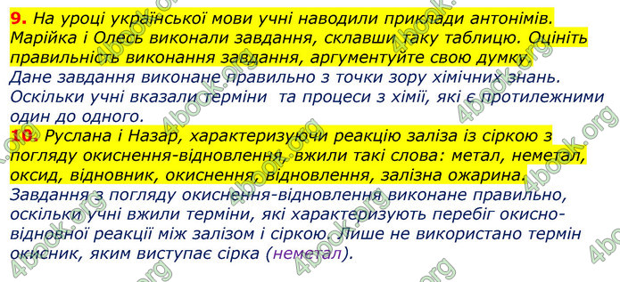 Відповіді Хімія 9 клас Лашевська 2017