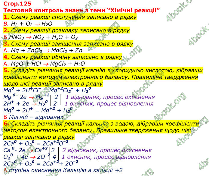 Відповіді Хімія 9 клас Лашевська 2017