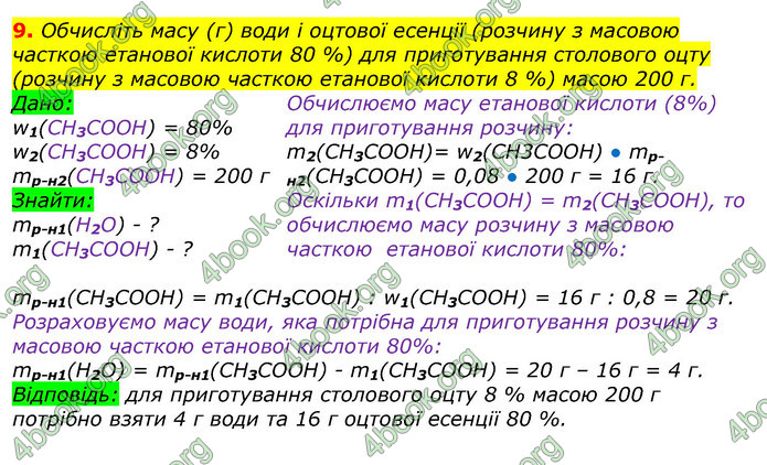 Відповіді Хімія 9 клас Лашевська 2017