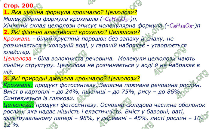 Відповіді Хімія 9 клас Лашевська 2017