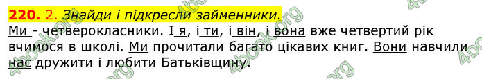 ГДЗ Українська мова 4 клас Коваленко