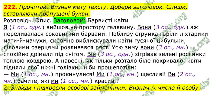 ГДЗ Українська мова 4 клас Коваленко