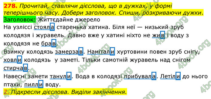 ГДЗ Українська мова 4 клас Коваленко