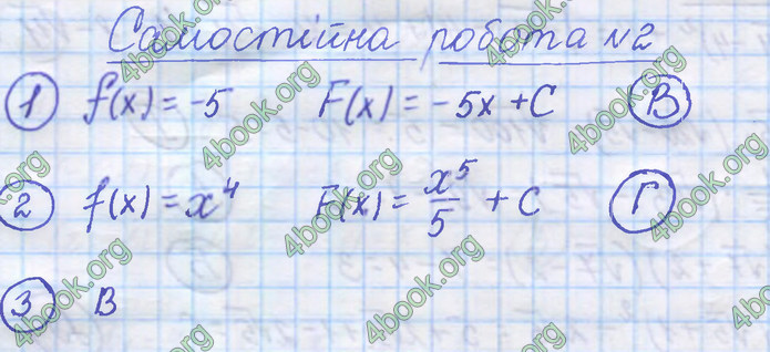 Відповіді Математика 11 клас Істер