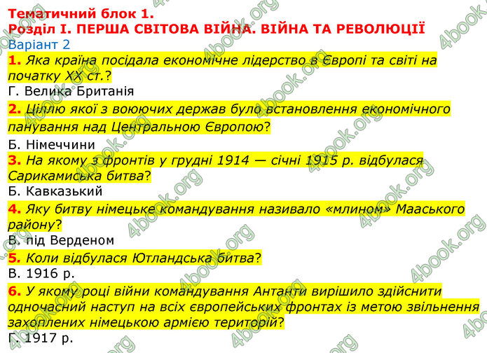 ГДЗ Зошит Всесвітня історія 10 клас Гісем