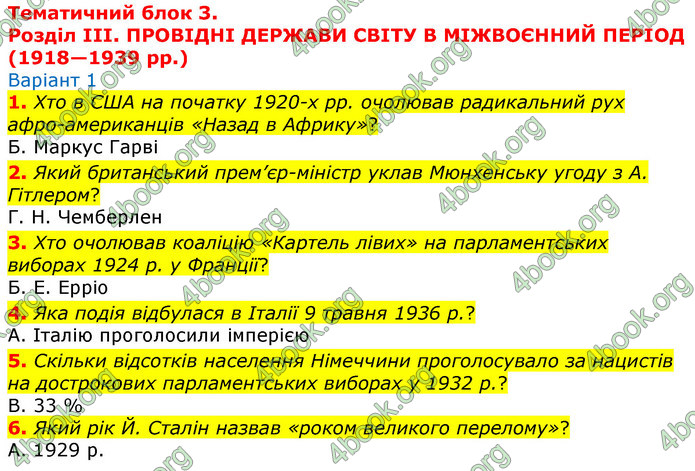 ГДЗ Зошит Всесвітня історія 10 клас Гісем