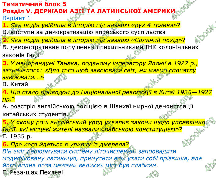 ГДЗ Зошит Всесвітня історія 10 клас Гісем