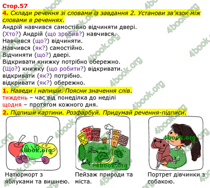 ГДЗ Зошит Українська мова 2 клас Большакова