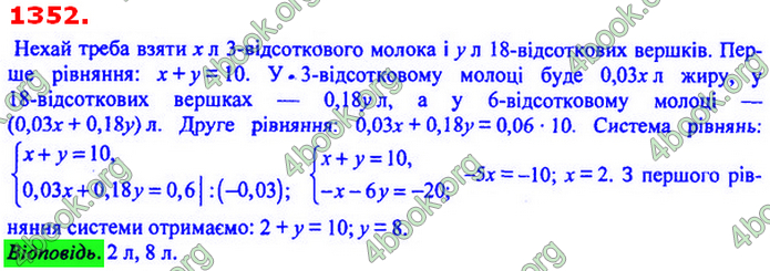 Відповіді Алгебра 7 клас Мерзляк 2020