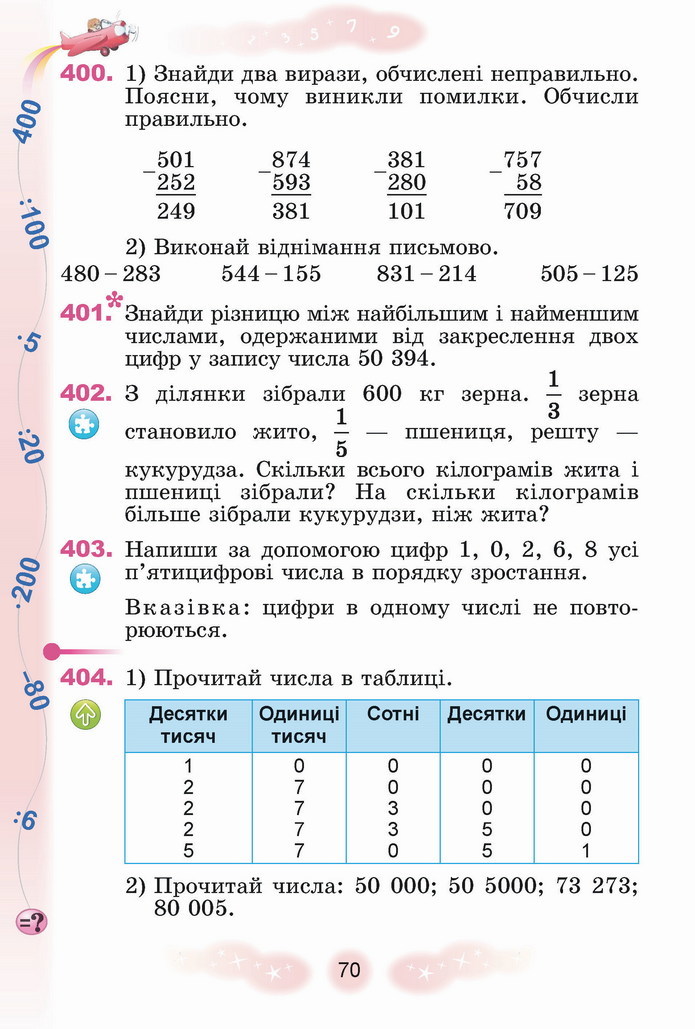 Математика 4 клас Лишенко 1 частина