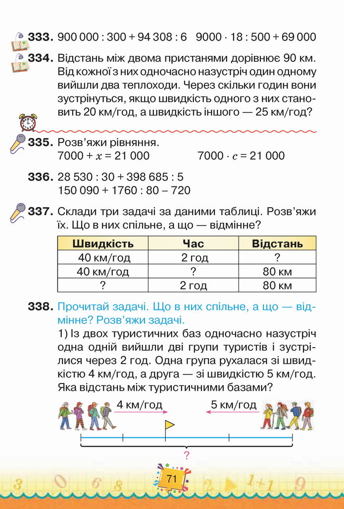 Математика 4 клас Листопад 2 частина