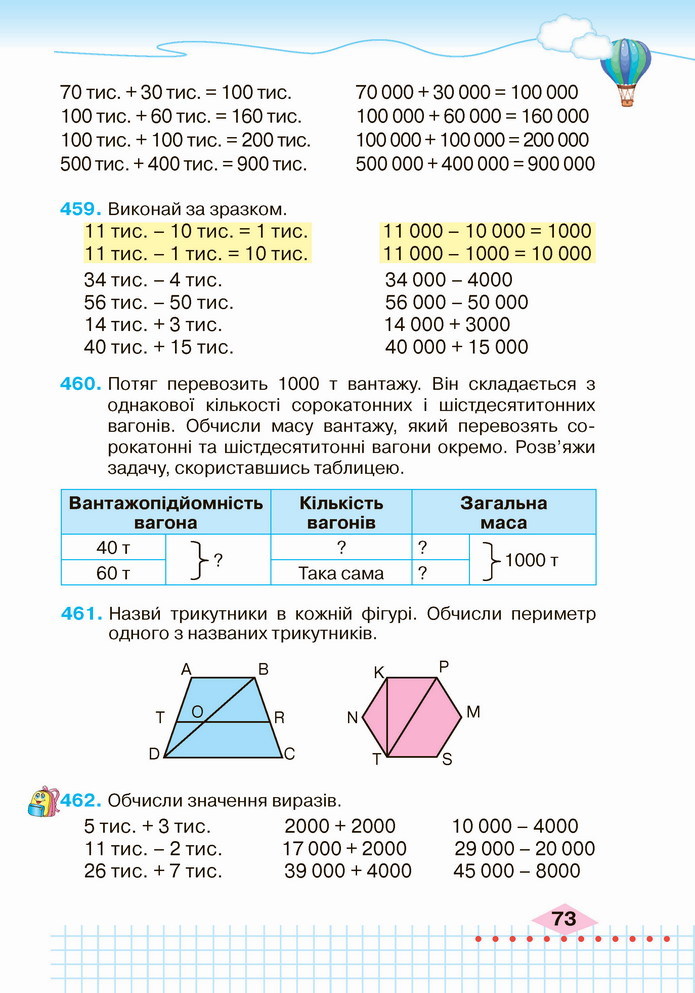 Математика 4 клас Оляницька 1 частина