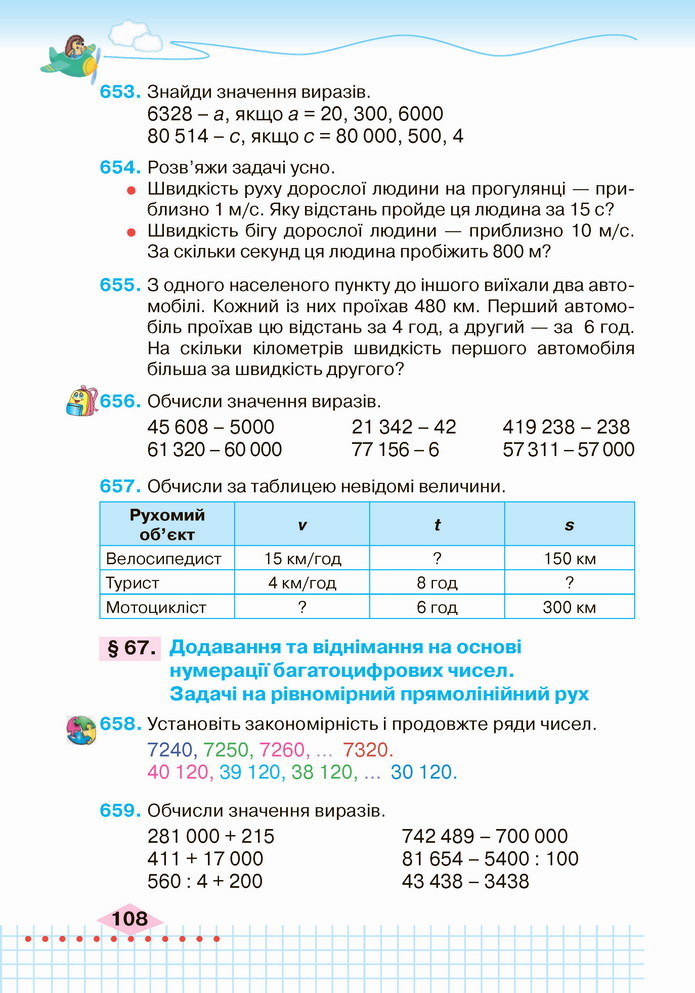 Математика 4 клас Оляницька 1 частина