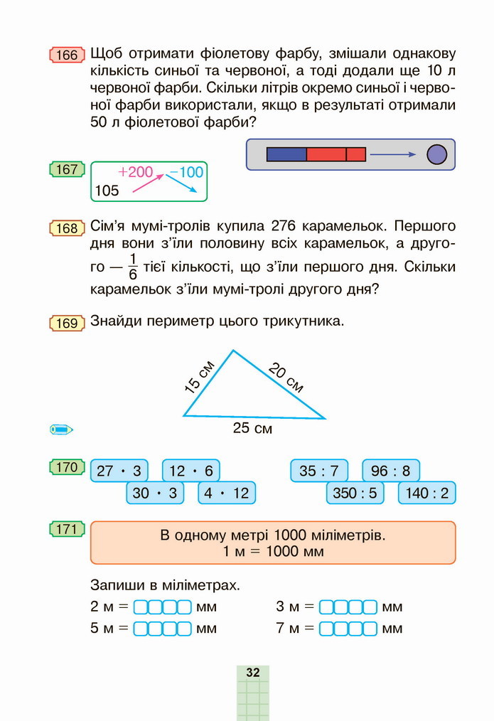 Математика 4 клас Будна 1 частина
