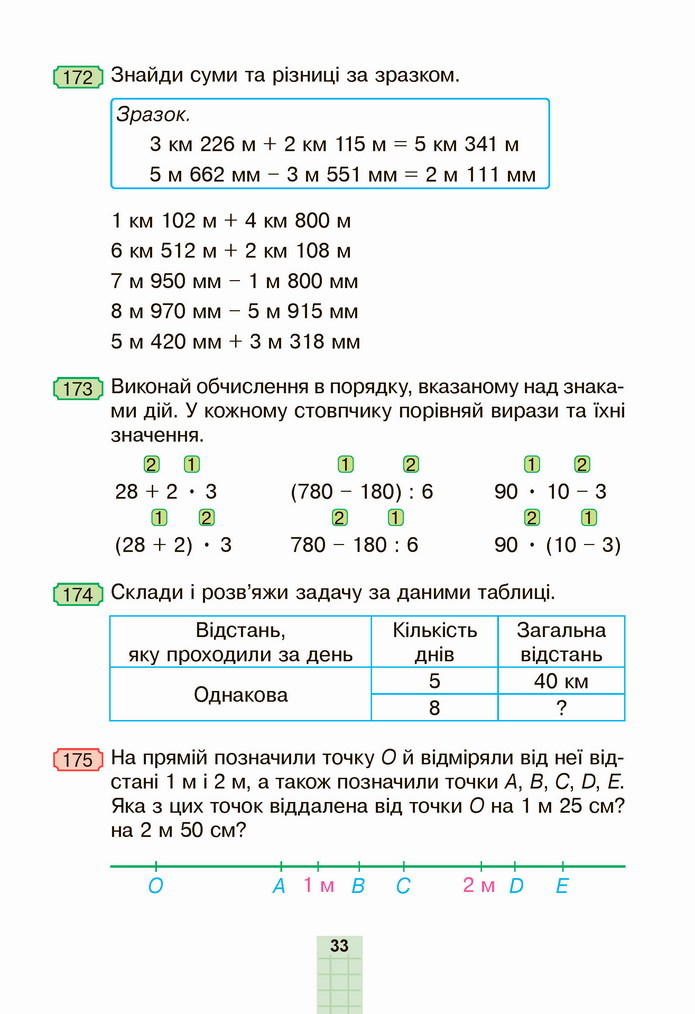 Математика 4 клас Будна 1 частина