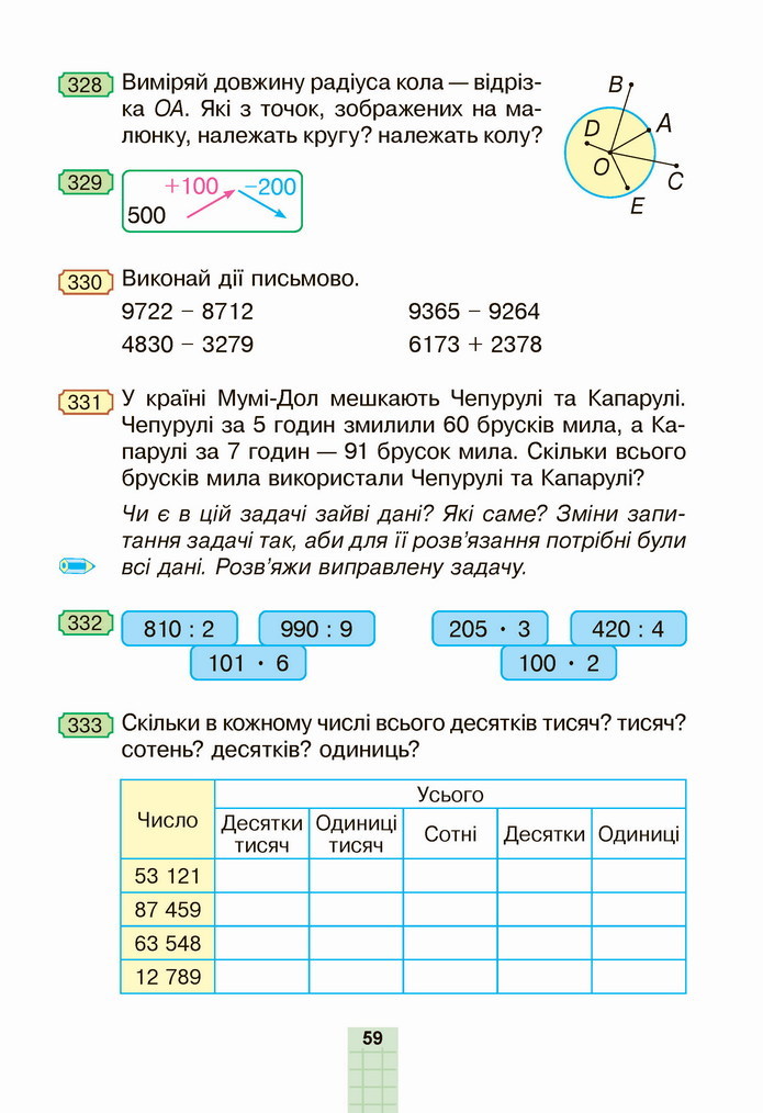 Математика 4 клас Будна 1 частина