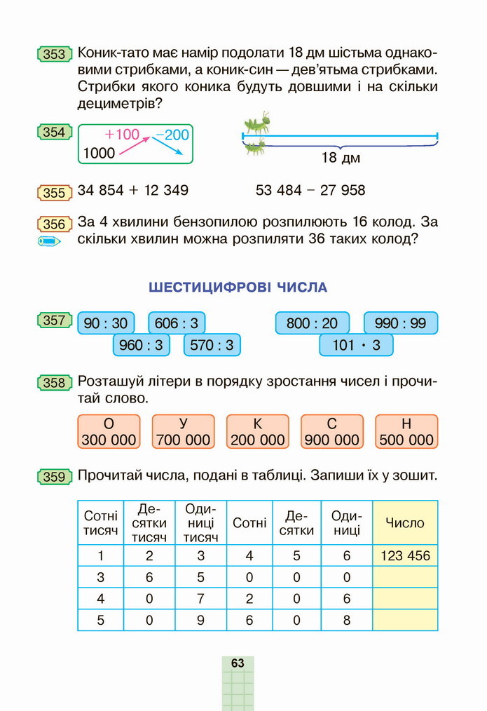 Математика 4 клас Будна 1 частина