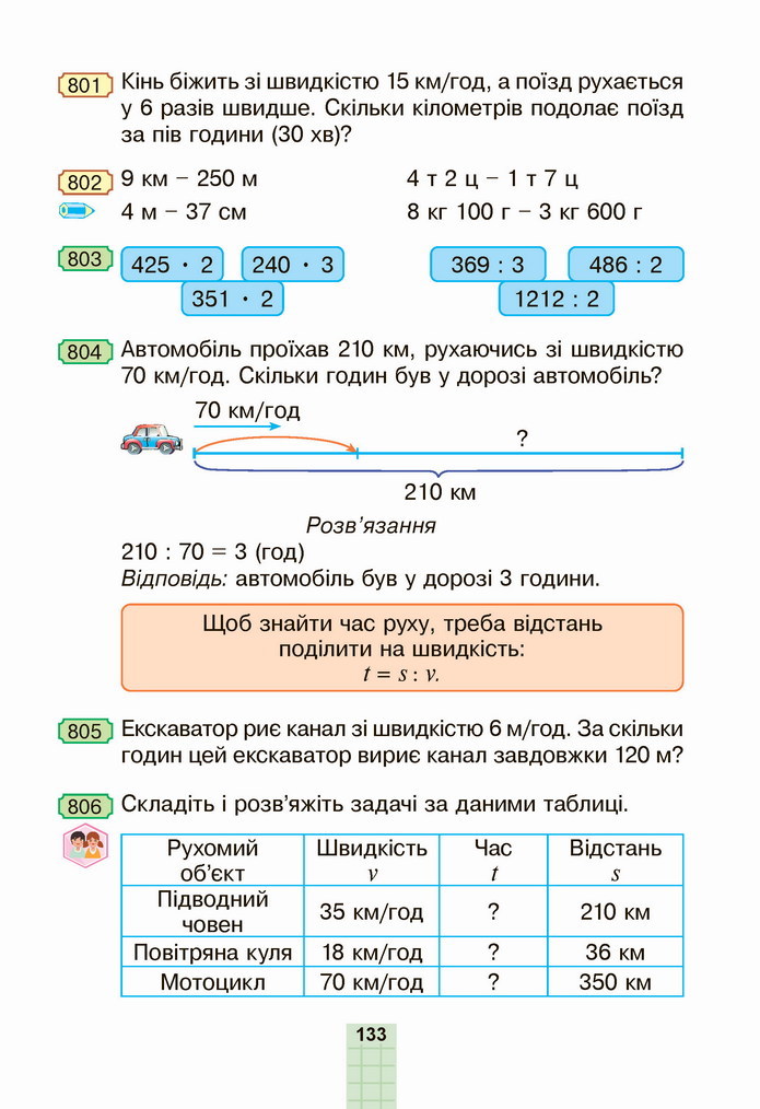 Математика 4 клас Будна 1 частина
