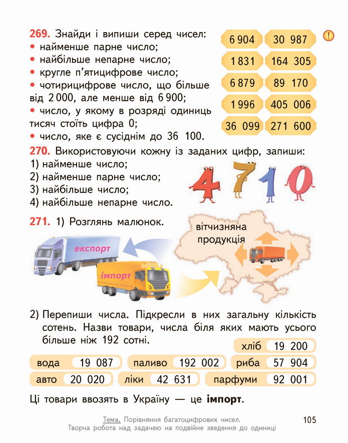 Математика 4 клас Гісь 1 частина