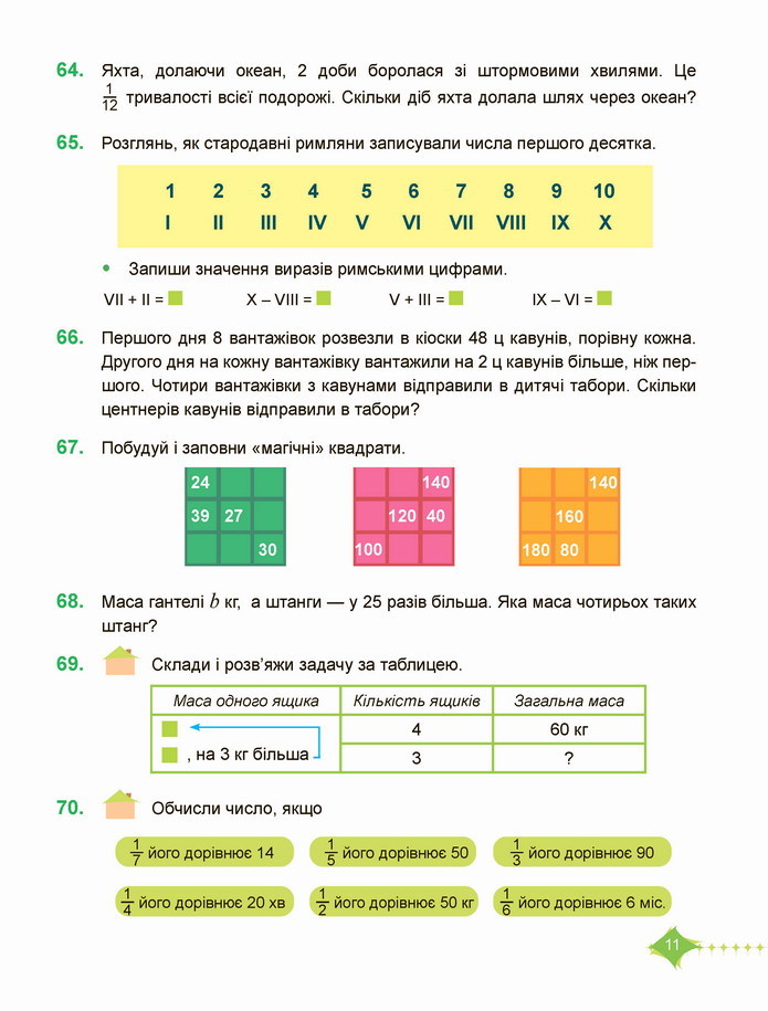 Математика 4 клас Козак 1 частина