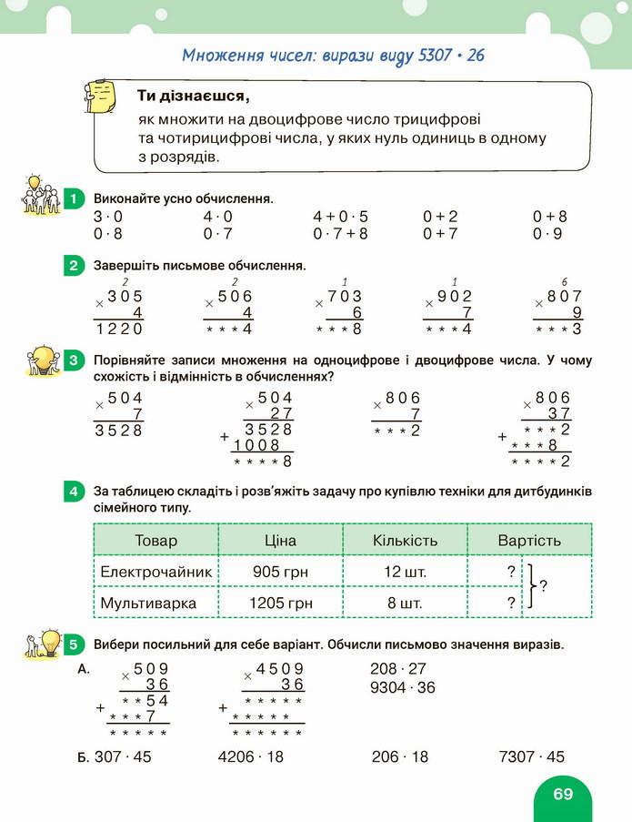 Математика 4 клас Логачевська 2 частина