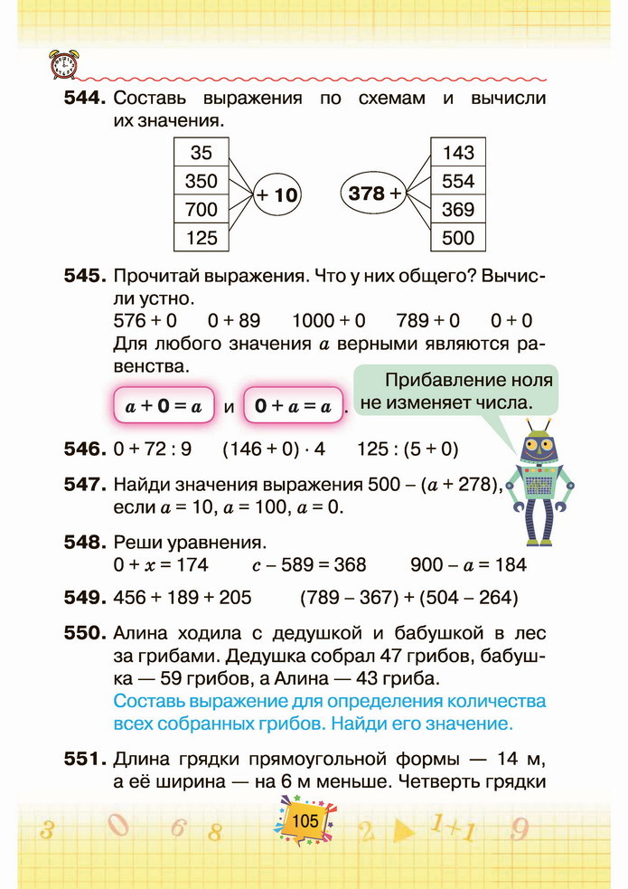 Математика 4 класс Листопад 1 часть