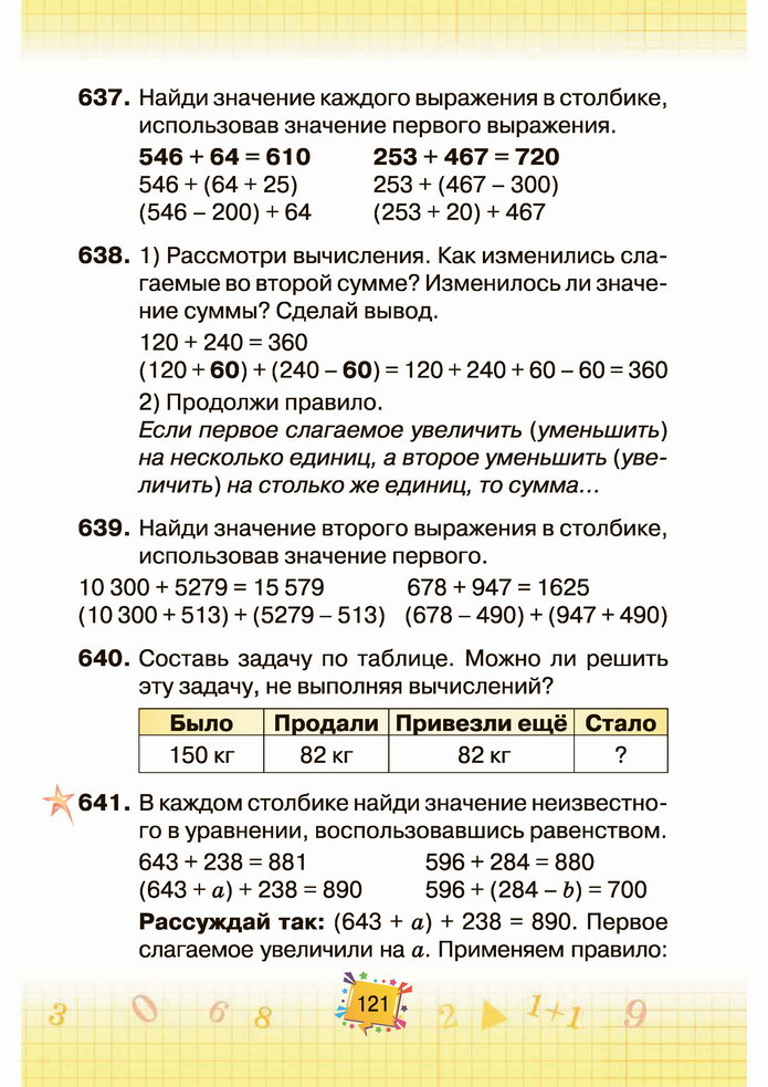 Математика 4 класс Листопад 1 часть