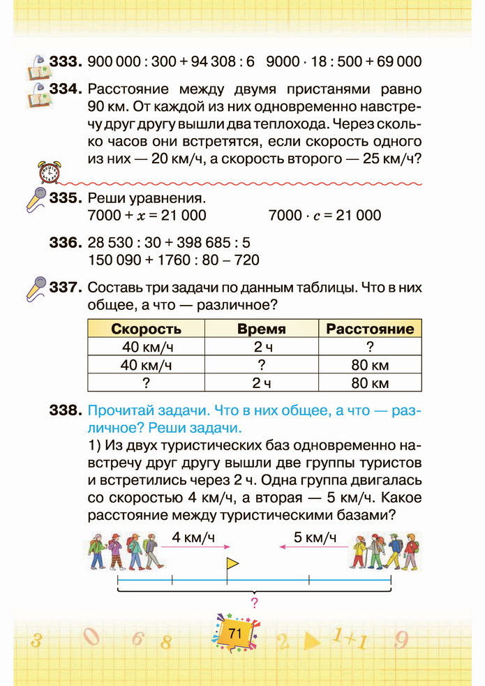 Математика 4 класс Листопад 2 часть