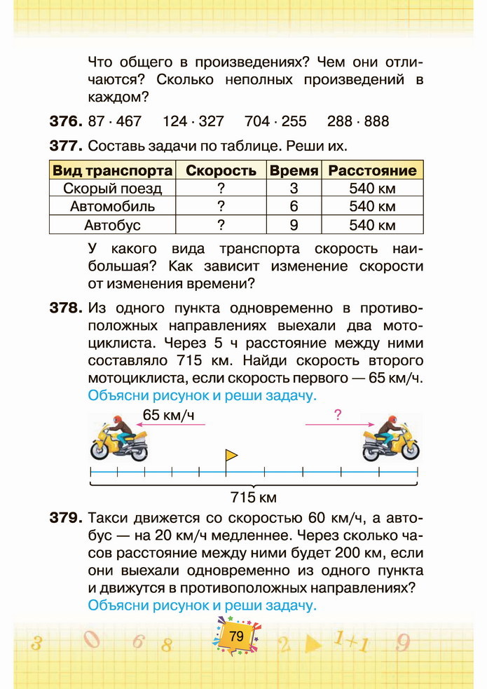 Математика 4 класс Листопад 2 часть