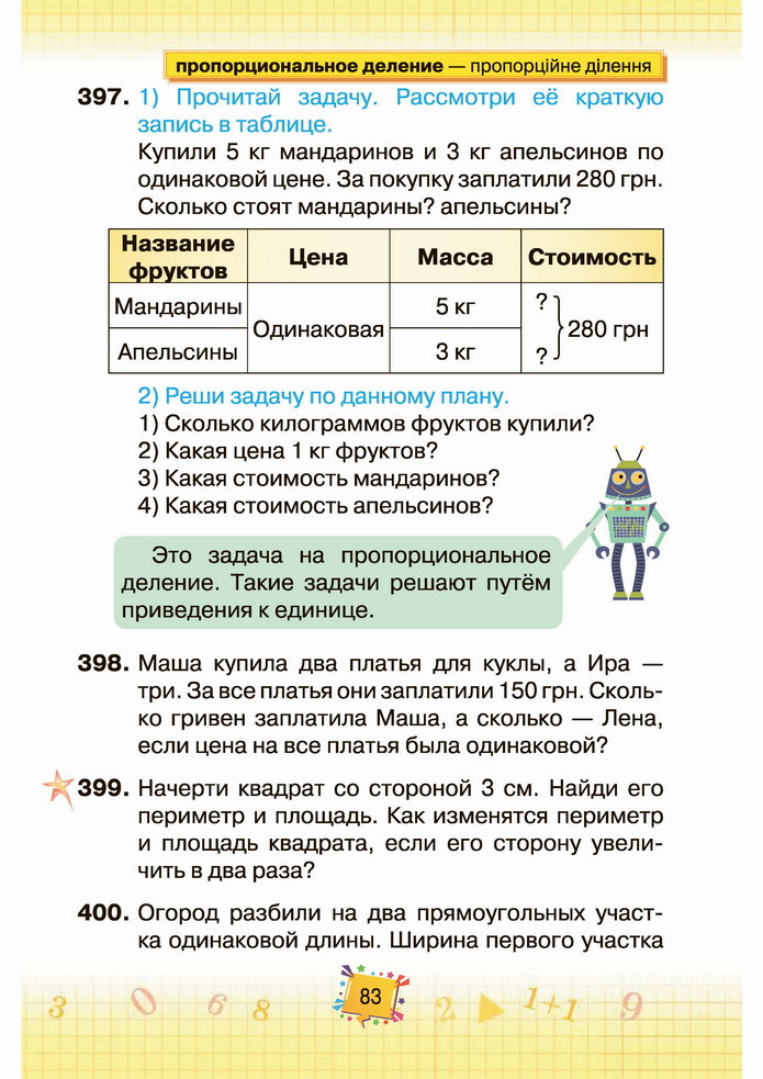 Математика 4 класс Листопад 2 часть