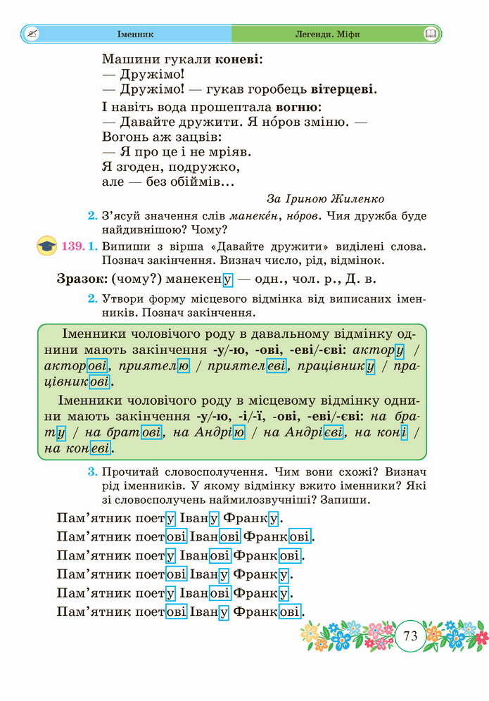 Українська мова 4 клас Сапун 1 частина