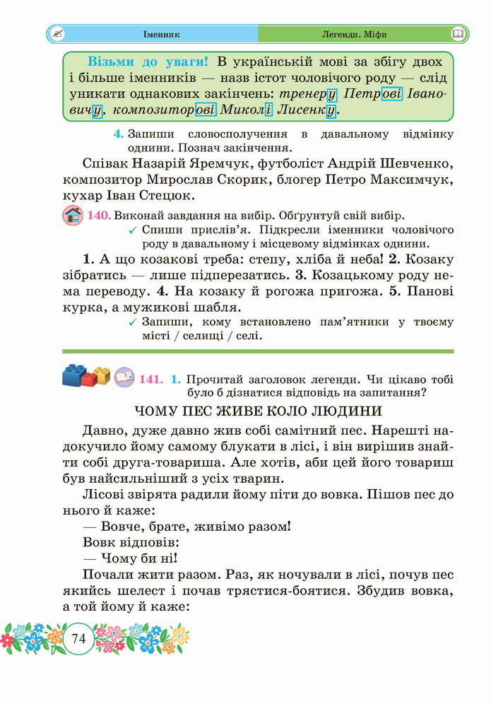 Українська мова 4 клас Сапун 1 частина