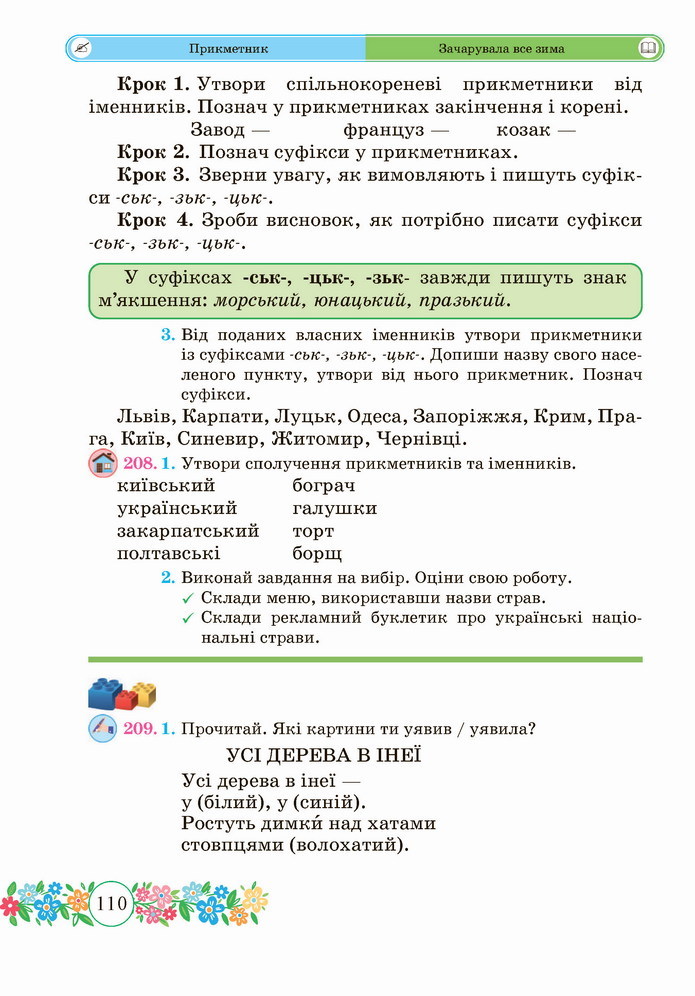 Українська мова 4 клас Сапун 1 частина