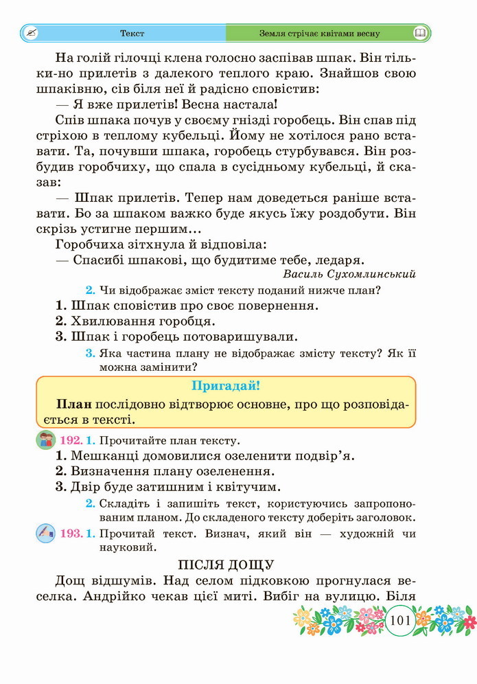 Українська мова 4 клас Сапун 2 частина