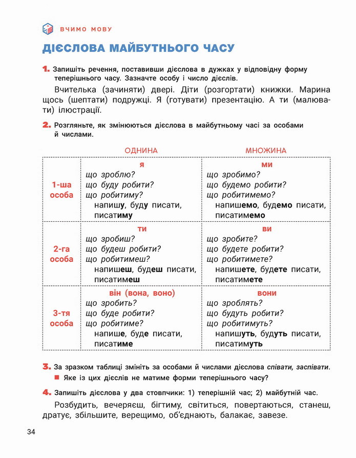 Українська мова 4 клас Іщенко 2 частина