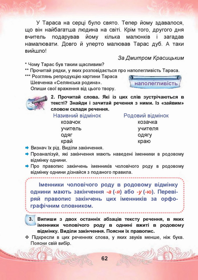 Українська мова 4 клас Чабайовська 1 частина