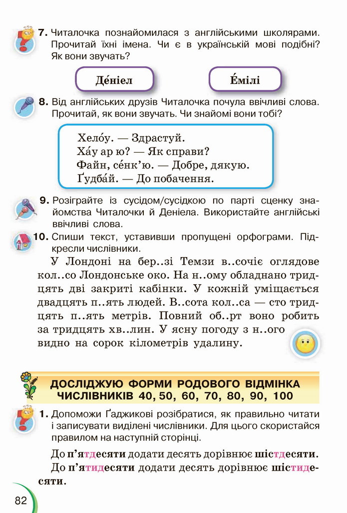 Українська мова 4 клас Пономарьова 1 частина