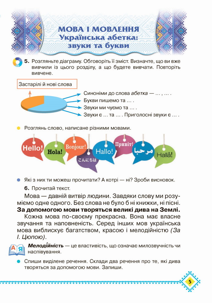 Українська мова 4 клас Захарійчук 2021 1 частина