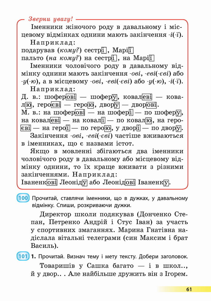 Українська мова 4 клас Коваленко 1 частина