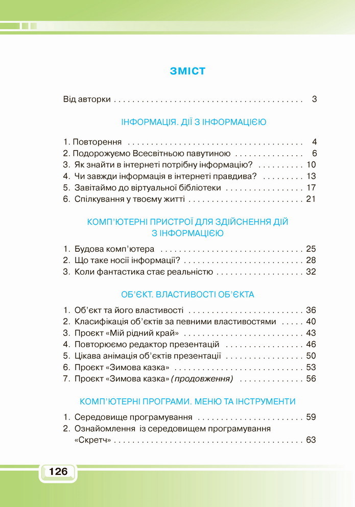 Інформатика 4 клас Вдовенко