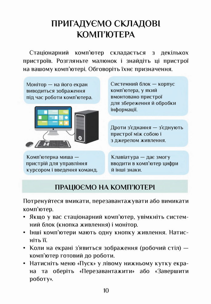 Інформатика 4 клас Воронцова