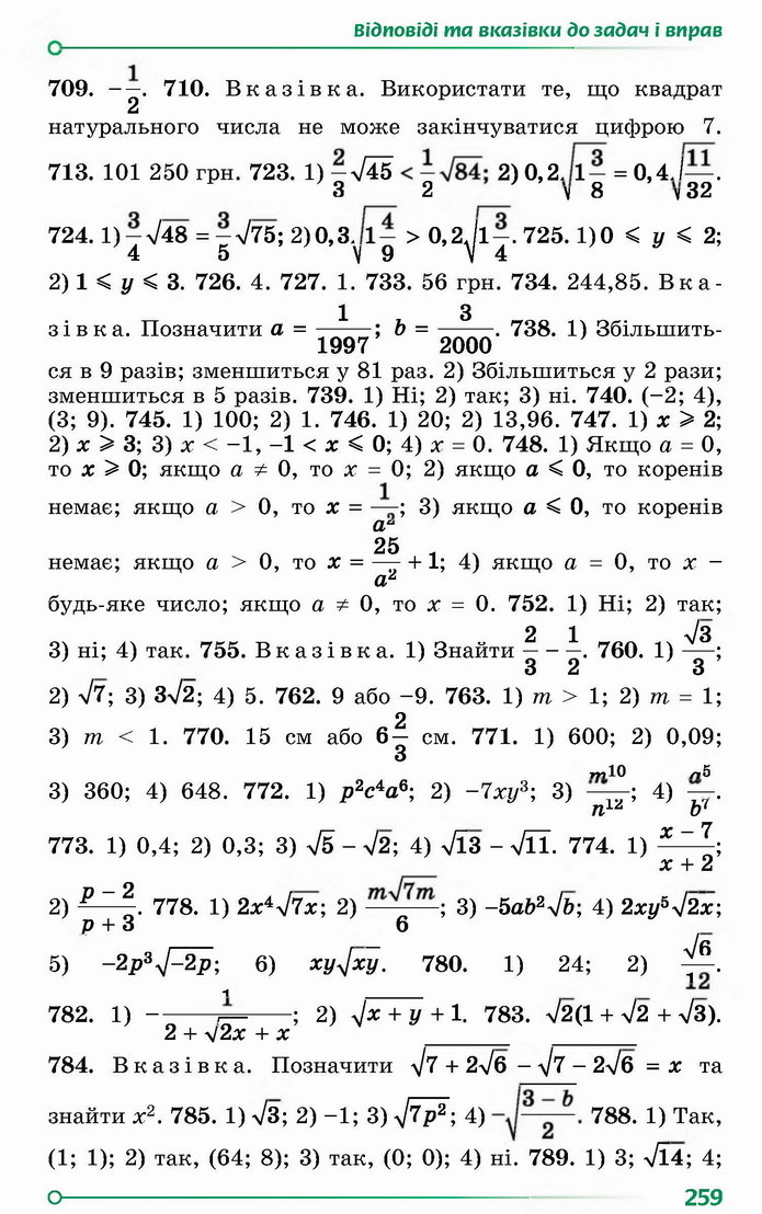 Алгебра 8 клас Істер 2021