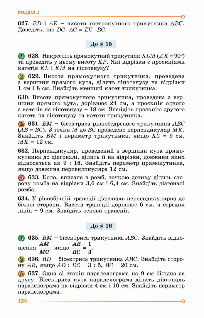 Геометрія 8 клас Істер 2021