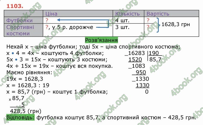 Решебник Математика 5 клас Тарасенкова 2018 (ГДЗ)